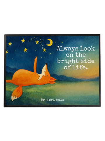 Mr. & Mrs. Panda Schreibunterlage Fuchs Sterne Design mit Spruch in Weiß