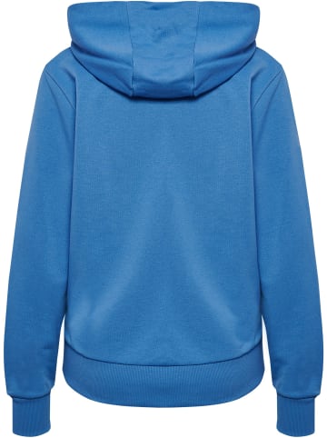 Hummel komfortabler Kapuzenpullover mit femininem Schnitt in Blau