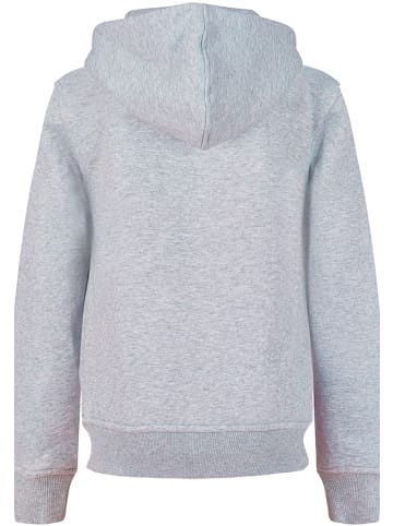 F4NT4STIC Hoodie Baum mit Blumen Hoodie in grau meliert