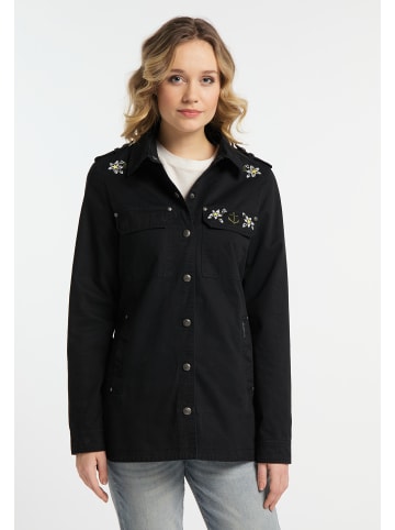 DreiMaster Vintage Damen Leichte Jacke in Schwarz