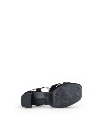 Gabor Comfort Plateau Sandale in schwarz