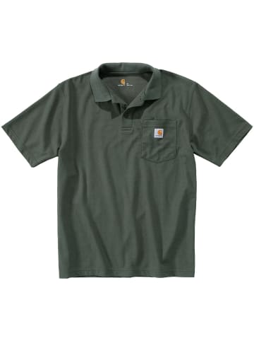 Polo Shirt in moss