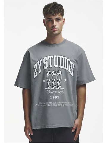 2Y Studios T-Shirt in washed grey