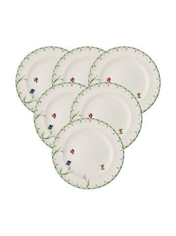 Villeroy & Boch 6er Set Speiseteller Colourful Spring in ø 27 cm in bunt
