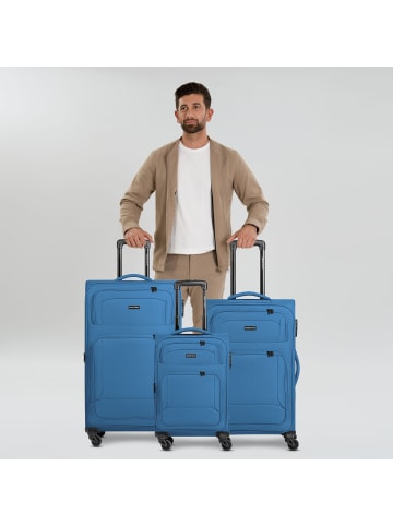 Smartbox Edition 04 4 Rollen Kofferset 3-teilig mit Dehnfalte in slate-blue