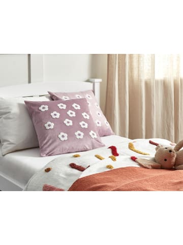 Beliani 2er-Set Dekokissen ECHINACEA in Violett
