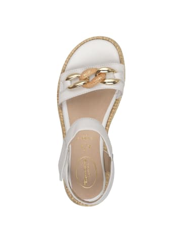Tamaris WIDE FIT Sandalette in WHITE