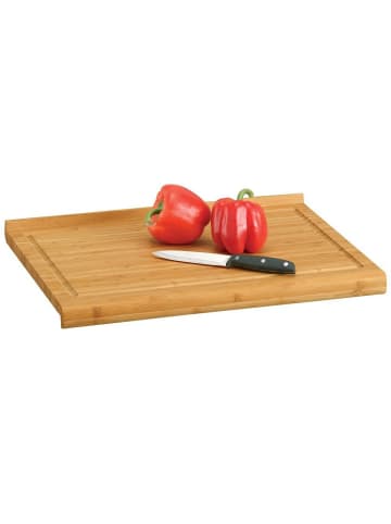 Zeller Schneidebrett, Hacken - Bambus Zimmerei in Braun, (B) 48 x (H) 3 x (L) 38 cm
