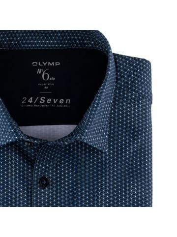 OLYMP Langarm Business Hemd für Herren in blau