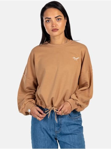 Reell Pullover "Women Amara Crewneck" in Braun