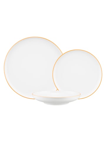 Seltmann Weiden 18-tlg. Teller-Set Sento Home Pure Lines in in Mango Orange
