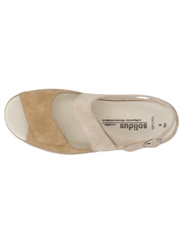Solidus Damen Sandaletten Hannah - Weite H in Beige