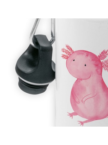 Mr. & Mrs. Panda Kindertrinkflasche Axolotl Niedlich ohne Spruch in Weiß