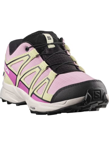 SALOMON Outdoorschuh SPEEDCROSS WP in dawn pink/acid lime/black