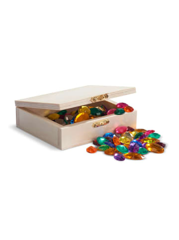 Glückskäfer Glitzer-Schatz mit 100 Acryl-Steinen in bunt