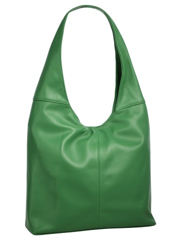 piké Shopper echt Leder in grün