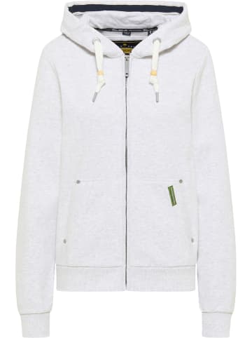 Schmuddelwedda Sweatjacke Aus Organic Cotton in Wollweiss Melange