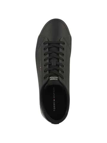 Tommy Hilfiger Sneaker low Hi Vulcanized Core Low Leather Stripes in schwarz