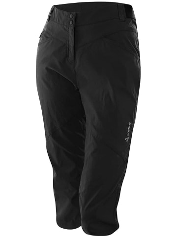 Löffler Radhose 3/4 Pants Comfort Stretch Li in Schwarz