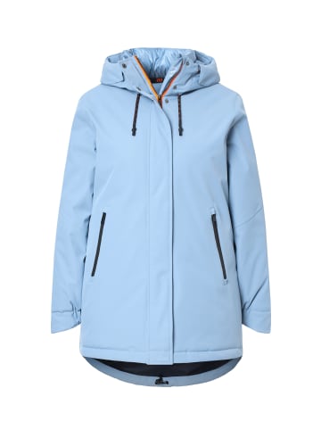 LAURASØN Funktionsjacke in grau-blau