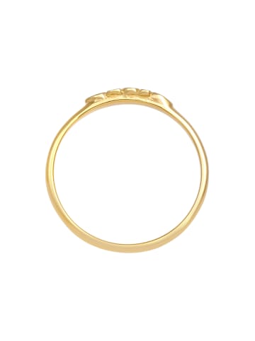 Elli Ring 375 Gelbgold Blume in Gold