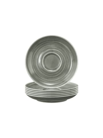 Seltmann Weiden 6er Set Espressountertassen Terra ø 12 cm in Perlgrau