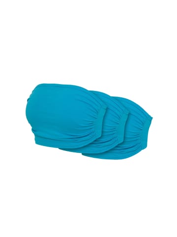 Urban Classics Bandeau Bra in turquoise+turquoise+turquoise