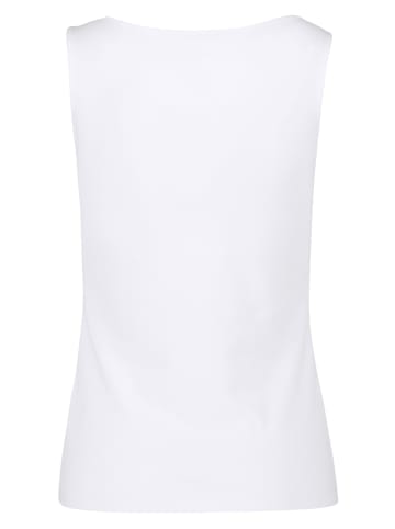 Zero  Top mit U-Boot Ausschnitt in Brilliant White