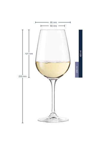 LEONARDO Weißweinglas TIVOLI 6er-Set 450 ml