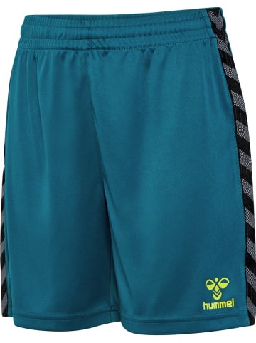 Hummel Sportshorts "Hmlauthentic Pl Shorts Kids" in Blau