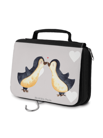 Mr. & Mrs. Panda NeZeichenssaire Pinguin Liebe ohne Spruch in Grau Pastell