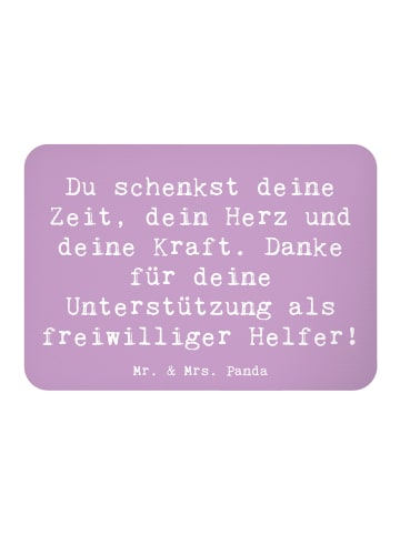 Mr. & Mrs. Panda Kühlschrankmagnet Spruch Freiwilliger Dank mit ... in Lavendeltraum