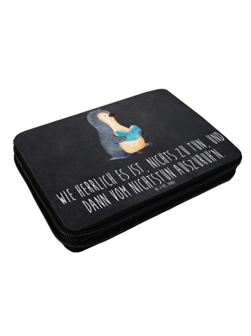 Mr. & Mrs. Panda Menschrmäppchen Pinguin Buch mit Spruch in Kreidetafel