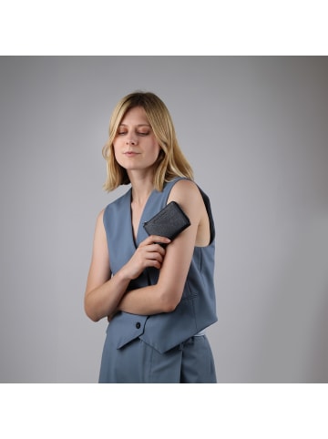 FEYNSINN Leder-Add On Geldbörse echt Leder Geldbeutel handgefertigt Portemonnaie NEA in schwarz