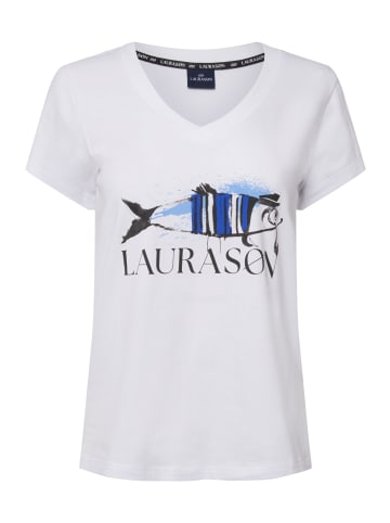 LAURASØN Shirt in schneeweiß