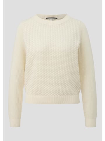 QS Strickpullover in 0200_ecru