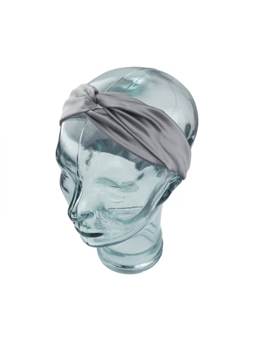 Ailoria SOYEUX & DOUX Set Headband und Scrunchie S aus Seide in grau
