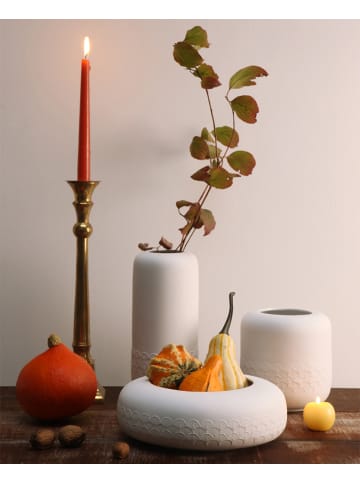 Kaiser Porzellan Vase " Mia " in Biskuit weiß