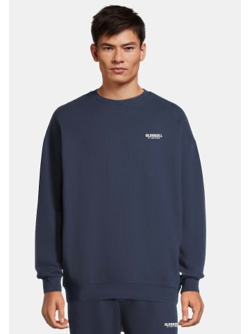 OLDSKULL Sweatshirt Peach Dyed Basic Oldskull Logo in Navy Blue