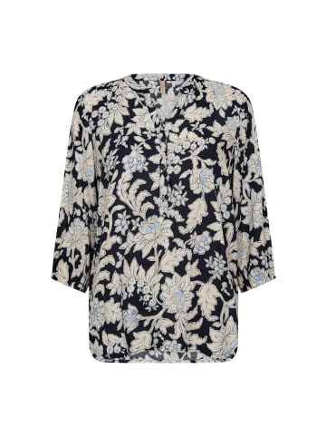 soyaconcept Langarm-Bluse in blau