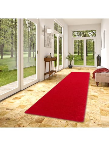 Snapstyle Hochflor-Teppich Luna in rot