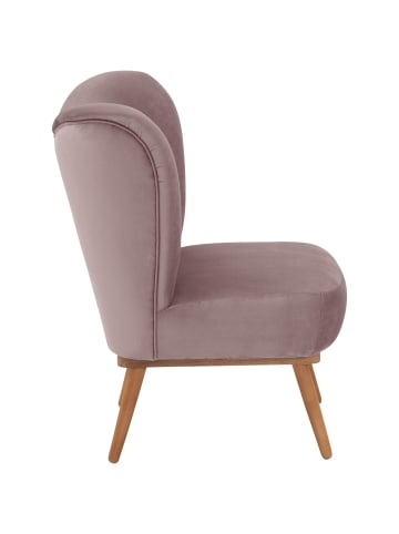 58 aufm Kessel COCKTAILSESSEL Kayra Samtvelours rosé