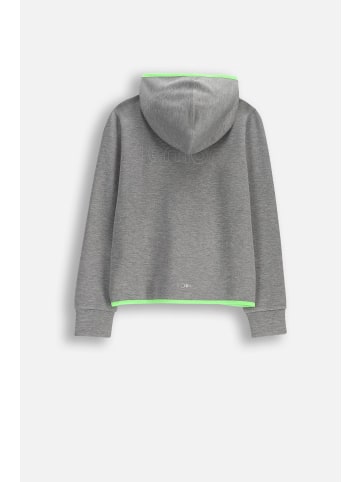 Lemon explore Sportliche Kapuzenjacke mit Reißverschluss in grau