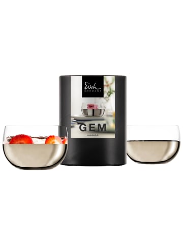 Eisch 2er Set Dessertschalen Gem ø 9,2 cm in platin