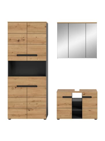 ebuy24 Badmöbelset Canu Eiche 171 x 34 cm