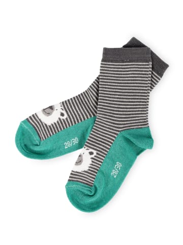 Sigikid Socken-Set 3er Polar Expedition in grau/grün/rot