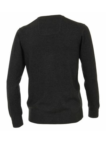 CASAMODA V-Pullover für Herren in anthrazit