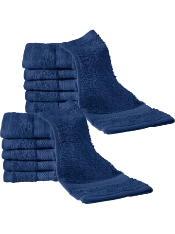 REDBEST Frottier Seiftuch 12er-Pack Chicago in dunkelblau