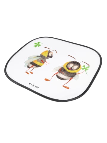 Mr. & Mrs. Panda Auto Sonnenblende Bienen Paar ohne Spruch in Weiß