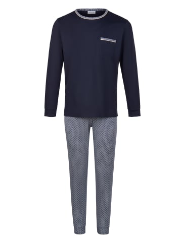Rösch Schlafanzug Basic in Minimal Blue